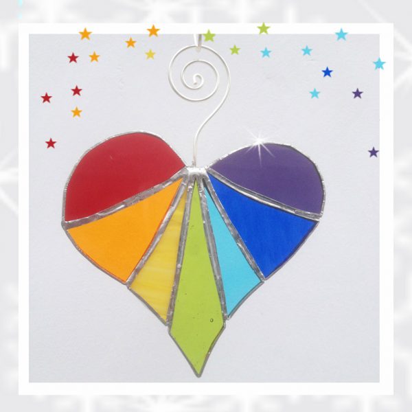 stained glass heart